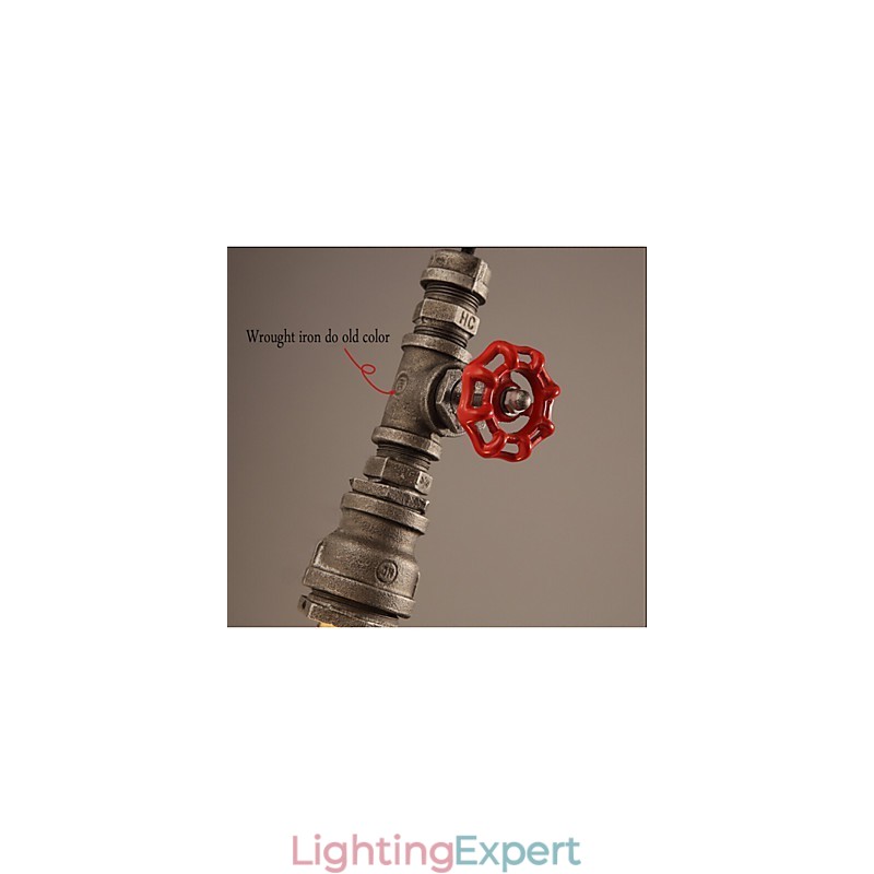 Retro Hanging Lamp Act The Role Ofing Loft Decoration Rural Industrial Pipe Pendant Lamp