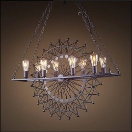 The Skyscraper Wheel Pendant Lamp Industrial Style