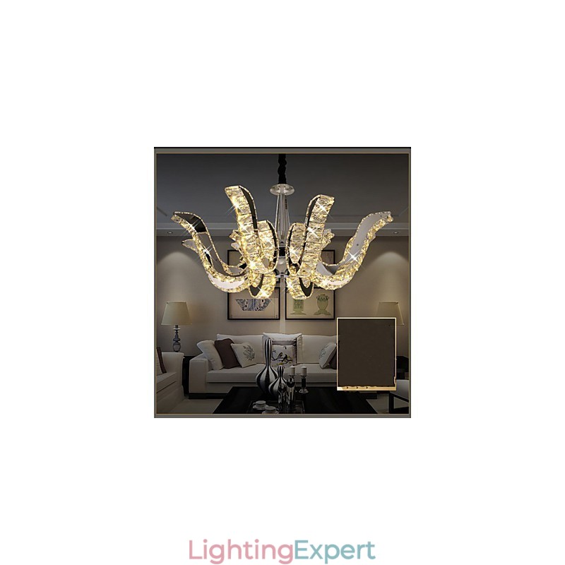 Crystal Lamp Modern Luxury Candle Crystal Pendant Lamp