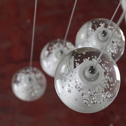 Modern Pendant Light Pendant Lamp Lights G4 Retroifit Chrome Plating Crystal for Stairs Light