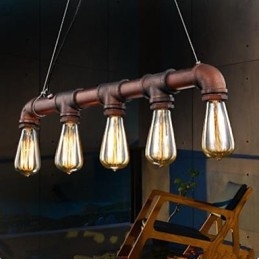 American Country Industrial Porch Loft Conduit Droplight