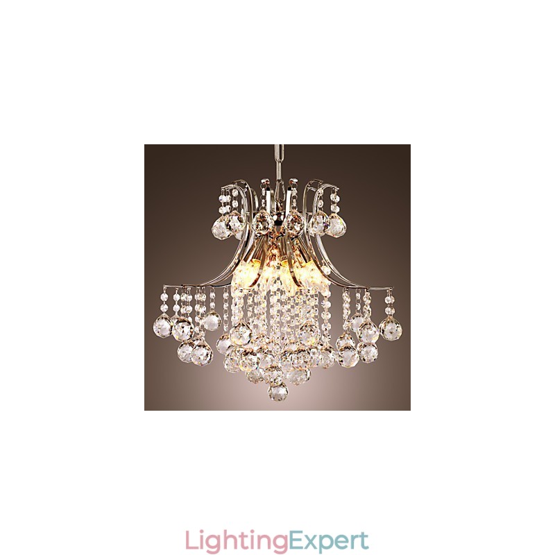 Pendant Light Luxury Modern Crystal Living 6 Lights
