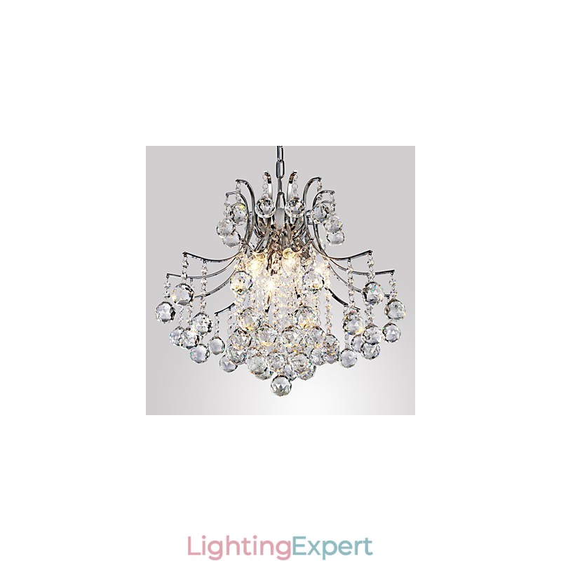 Pendant Light Luxury Modern Crystal Living 6 Lights