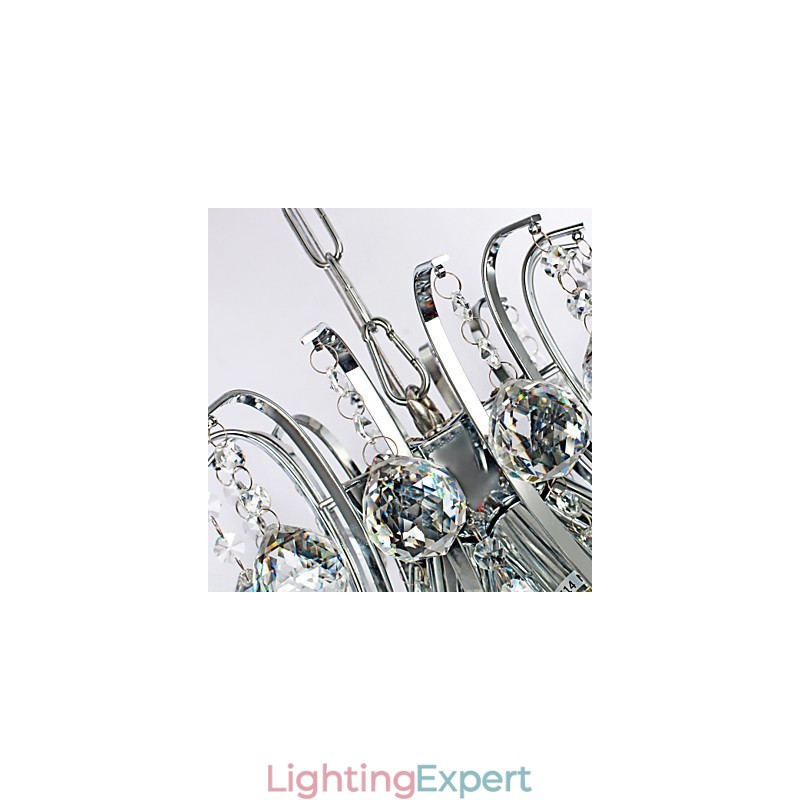 Pendant Light Luxury Modern Crystal Living 6 Lights