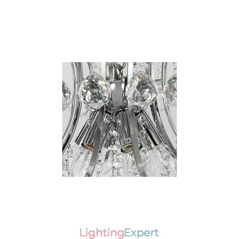 Pendant Light Luxury Modern Crystal Living 6 Lights