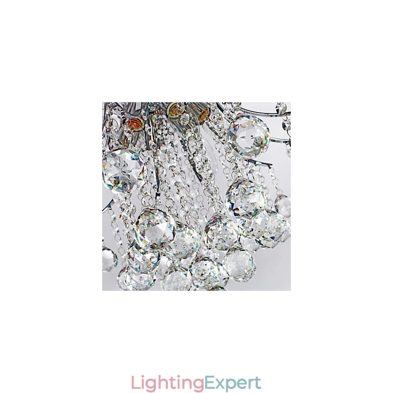 Pendant Light Luxury Modern Crystal Living 6 Lights