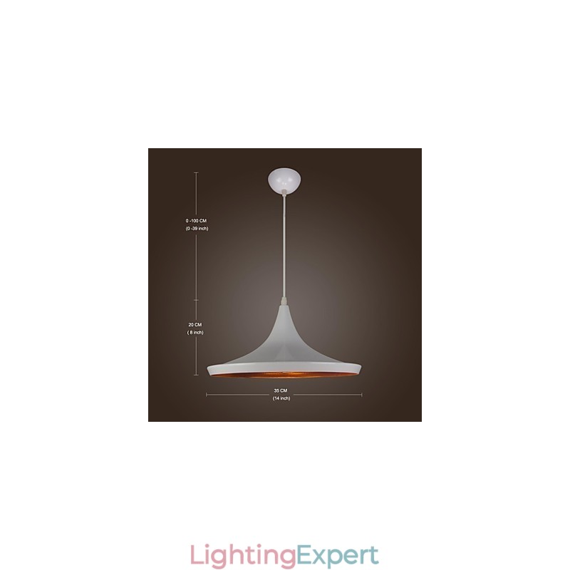 Modern Contemporary Country Retro Painting Metal Pendant Light