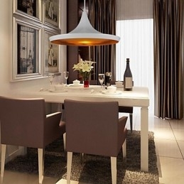 Modern Contemporary Country Retro Painting Metal Pendant Light