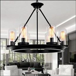 American Retro Round Pendant