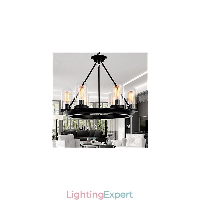 American Retro Round Pendant