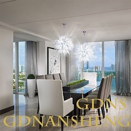 Globe Crystal Chrome Metal Chandelier Pendant Light
