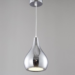 Modern Contemporary Globe Electroplated Metal Pendant Light