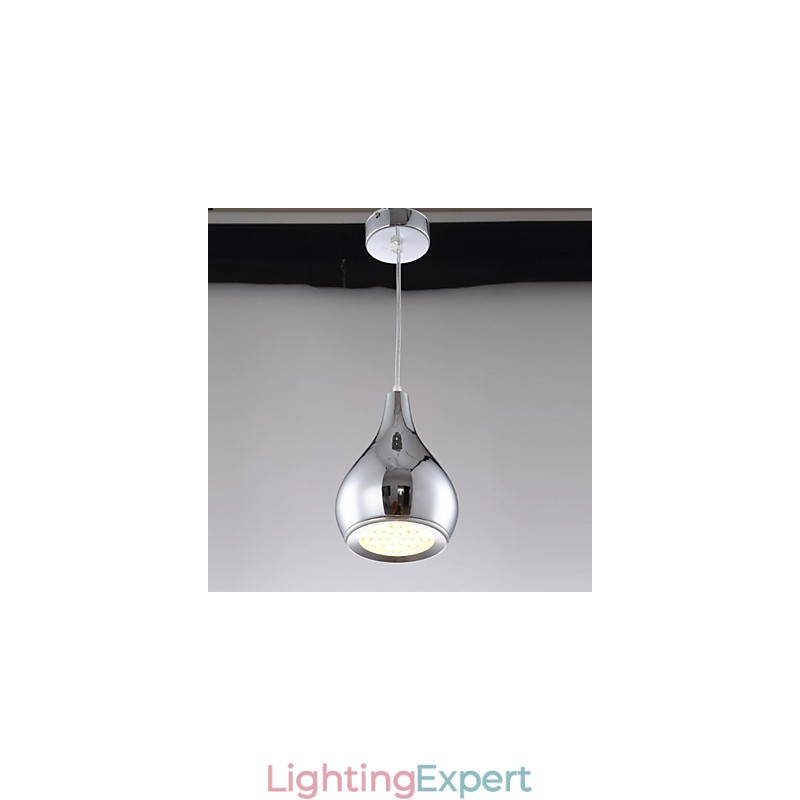 Modern Contemporary Globe Electroplated Metal Pendant Light