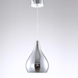 Modern Contemporary Globe Electroplated Metal Pendant Light