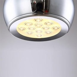 Modern Contemporary Globe Electroplated Metal Pendant Light