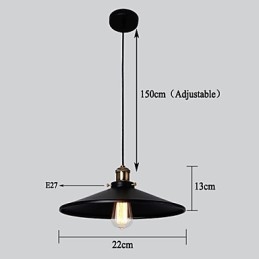 European Style Retro Classic Pendant Light Art Droplight Give Bulb Diameter 22CM