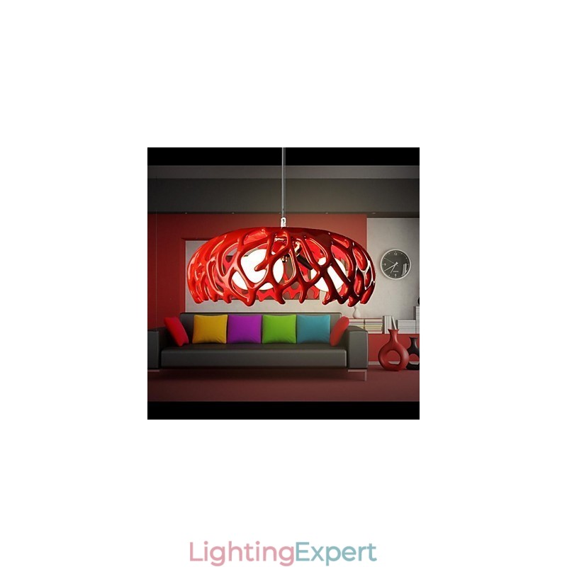 Modern Contemporary Painting Resin Pendant Light