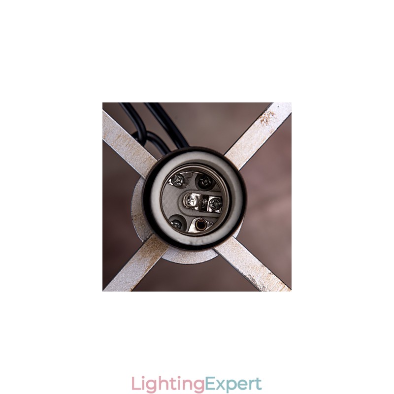 Pendant 1 Light Vintage Minimalist Iron Painting