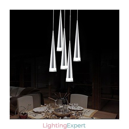 Modern Contemporary Chrome Metal Pendant Light Modern Contemporary Chrome Metal Pendant Light