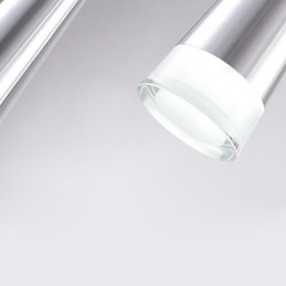 Modern Contemporary Chrome Metal Pendant Light
