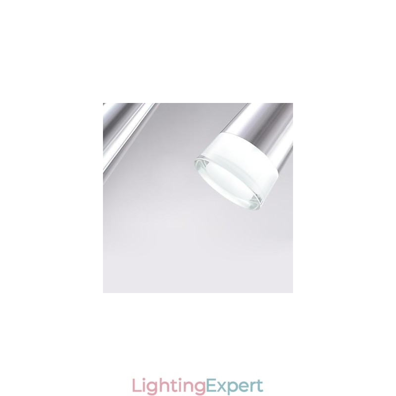 Modern Contemporary Chrome Metal Pendant Light