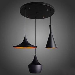 Streamlined Pendant Light in Black