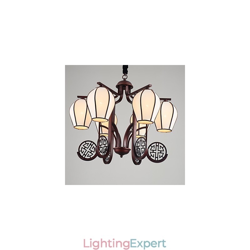 Rustic Lodge Vintage Mini Style Electroplated Metal Chandelier