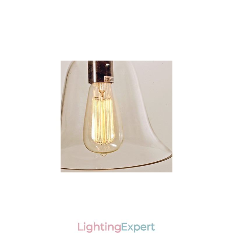 Traditional Classic Vintage Bowl Mini Style Electroplated Pendant Light
