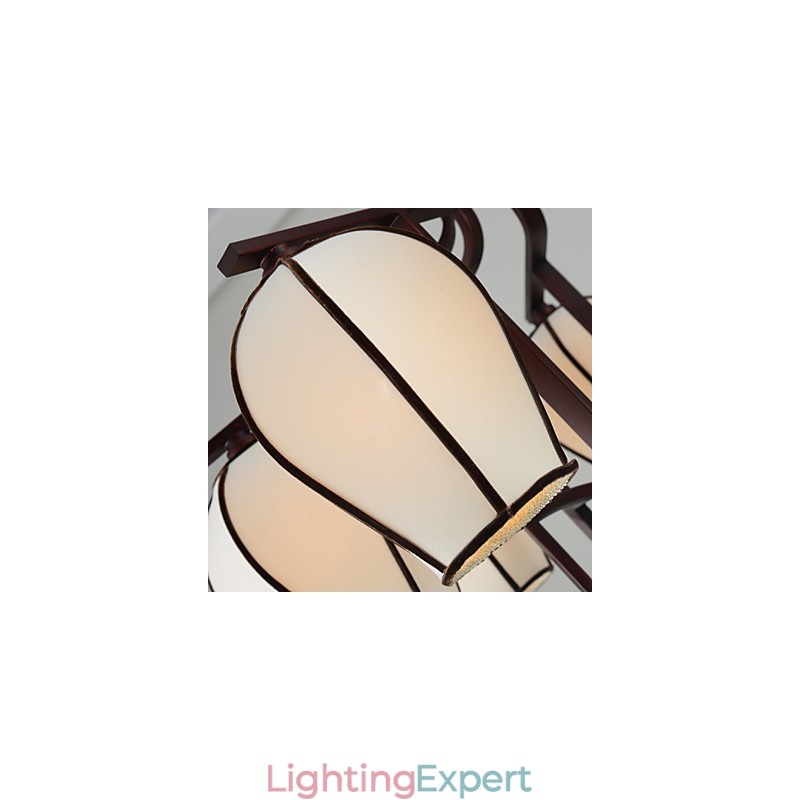 Rustic Lodge Vintage Mini Style Electroplated Metal Chandelier
