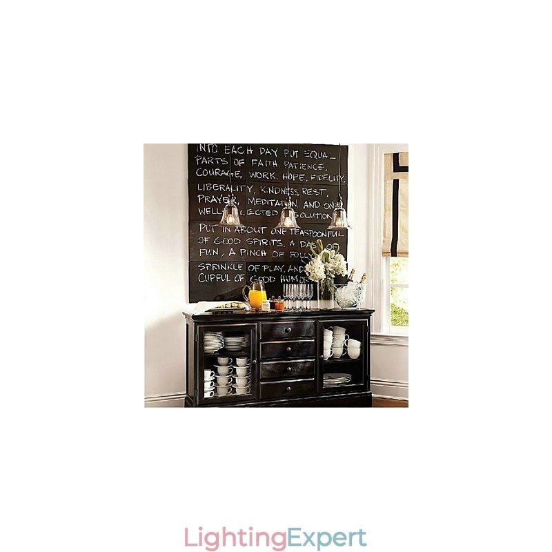 Traditional Classic Vintage Bowl Mini Style Electroplated Pendant Light