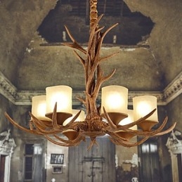 Chandelier Pendant Light Vintage Resin