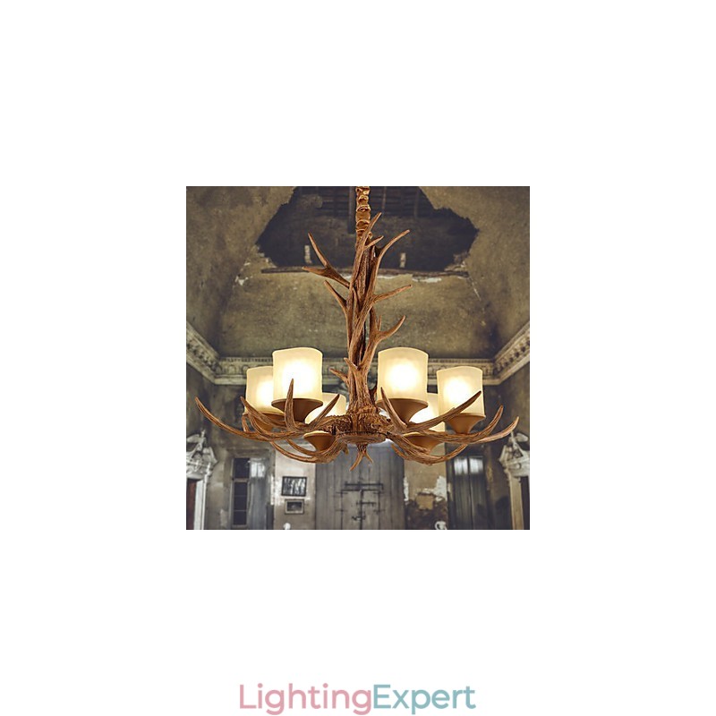 Chandelier Pendant Light Vintage Resin