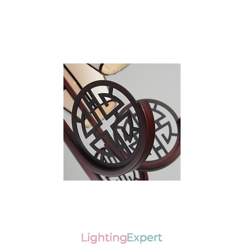 Rustic Lodge Vintage Mini Style Electroplated Metal Chandelier