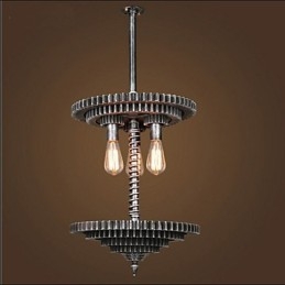 Vintage Lron Chandelier Chandelier Creative Mechanical Gear