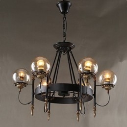 Art glass Ball Round Beanstalk Chandelier
