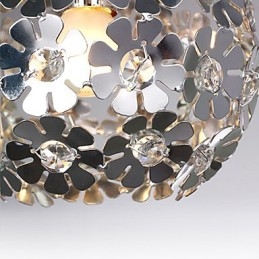 Modern Contemporary Globe Crystal Mini Style Electroplated Pendant Light