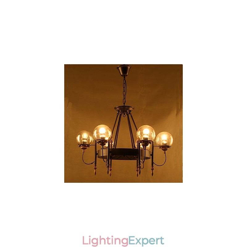 Art glass Ball Round Beanstalk Chandelier