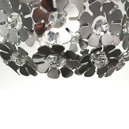 Modern Contemporary Globe Crystal Mini Style Electroplated Pendant Light