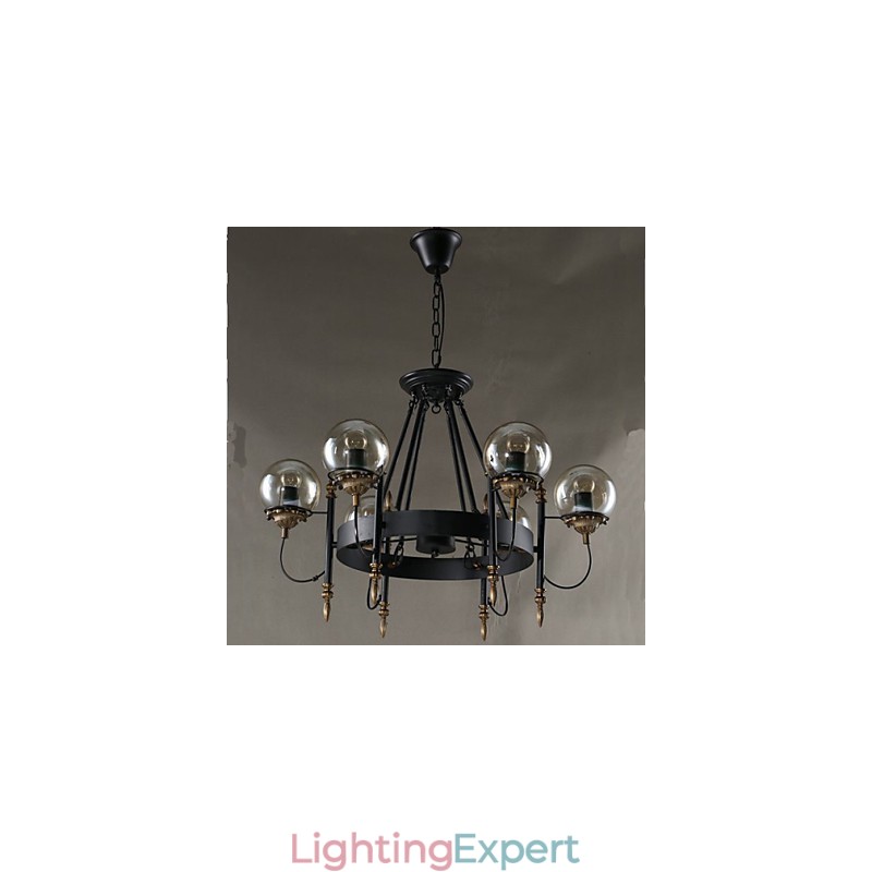 Art glass Ball Round Beanstalk Chandelier