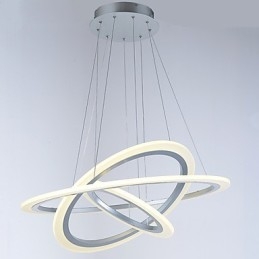 3 Ring DIY Shape Acrylic Pendant Light Ceiling Lamps Chandelier Lighting