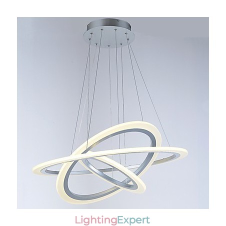 3 Ring DIY Shape Acrylic Pendant Light Ceiling Lamps Chandelier Lighting