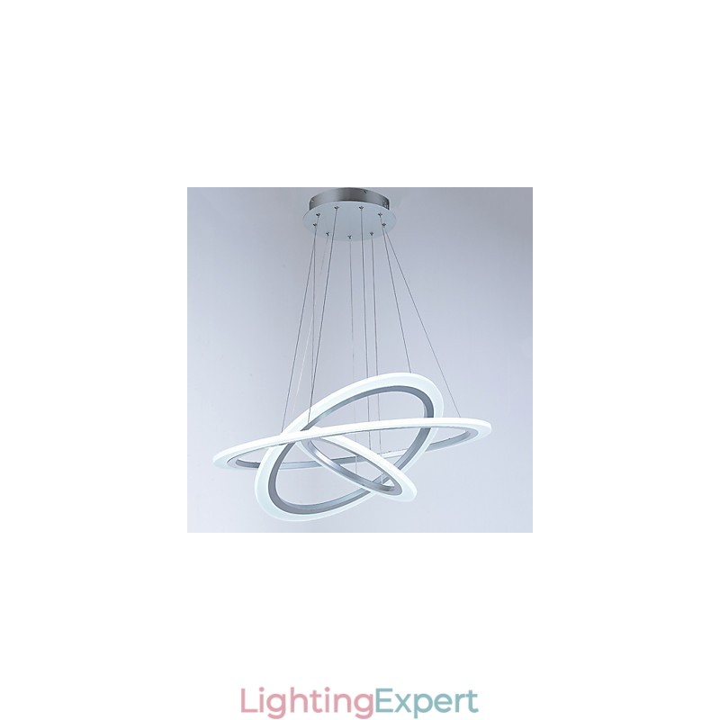 3 Ring DIY Shape Acrylic Pendant Light Ceiling Lamps Chandelier Lighting