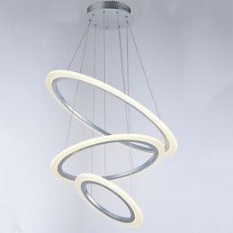3 Ring DIY Shape Acrylic Pendant Light Ceiling Lamps Chandelier Lighting