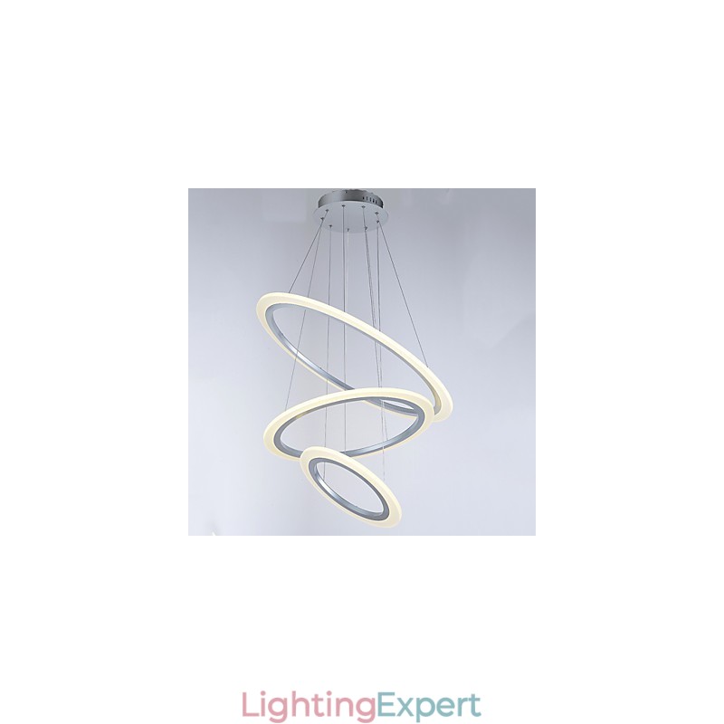 3 Ring DIY Shape Acrylic Pendant Light Ceiling Lamps Chandelier Lighting