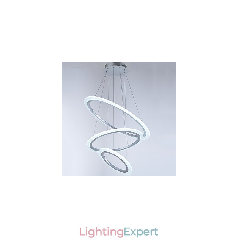 3 Ring DIY Shape Acrylic Pendant Light Ceiling Lamps Chandelier Lighting