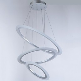 3 Ring DIY Shape Acrylic Pendant Light Ceiling Lamps Chandelier Lighting