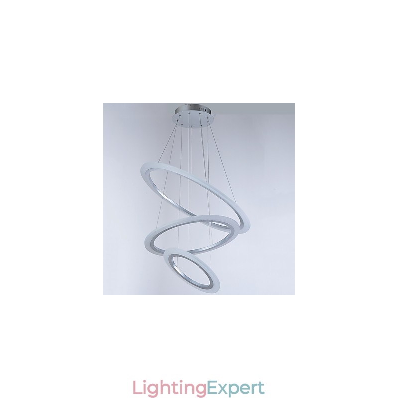 3 Ring DIY Shape Acrylic Pendant Light Ceiling Lamps Chandelier Lighting