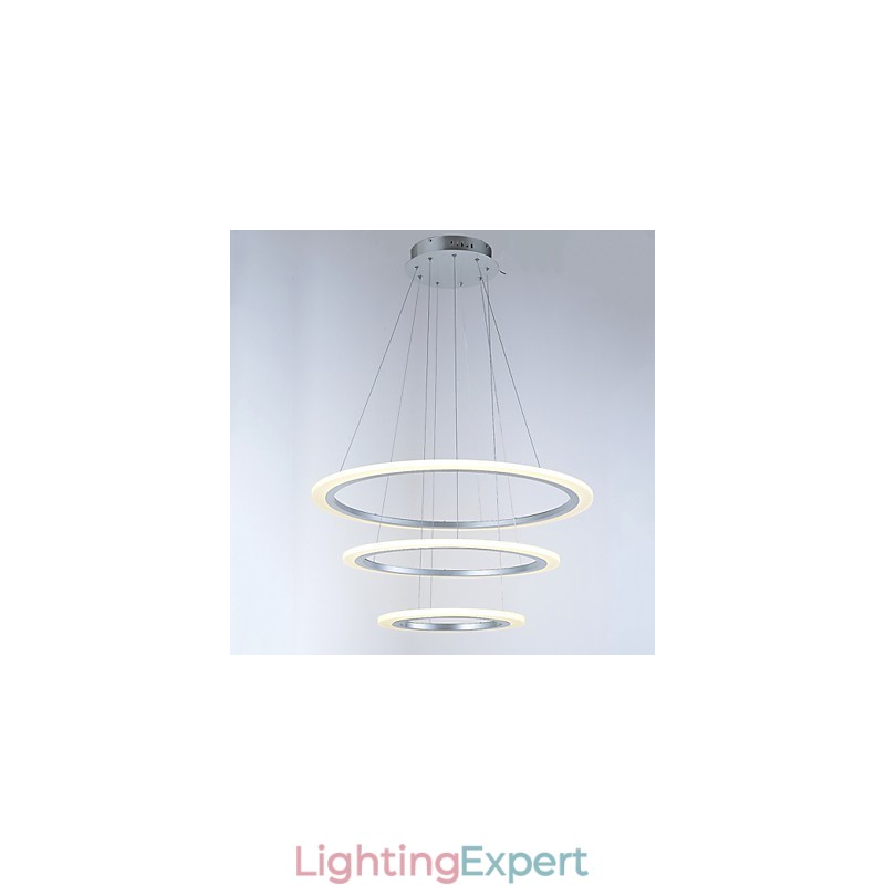 3 Ring DIY Shape Acrylic Pendant Light Ceiling Lamps Chandelier Lighting