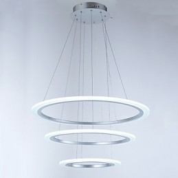 3 Ring DIY Shape Acrylic Pendant Light Ceiling Lamps Chandelier Lighting