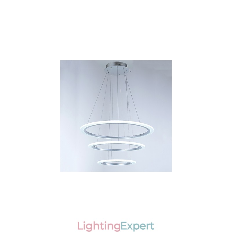 3 Ring DIY Shape Acrylic Pendant Light Ceiling Lamps Chandelier Lighting